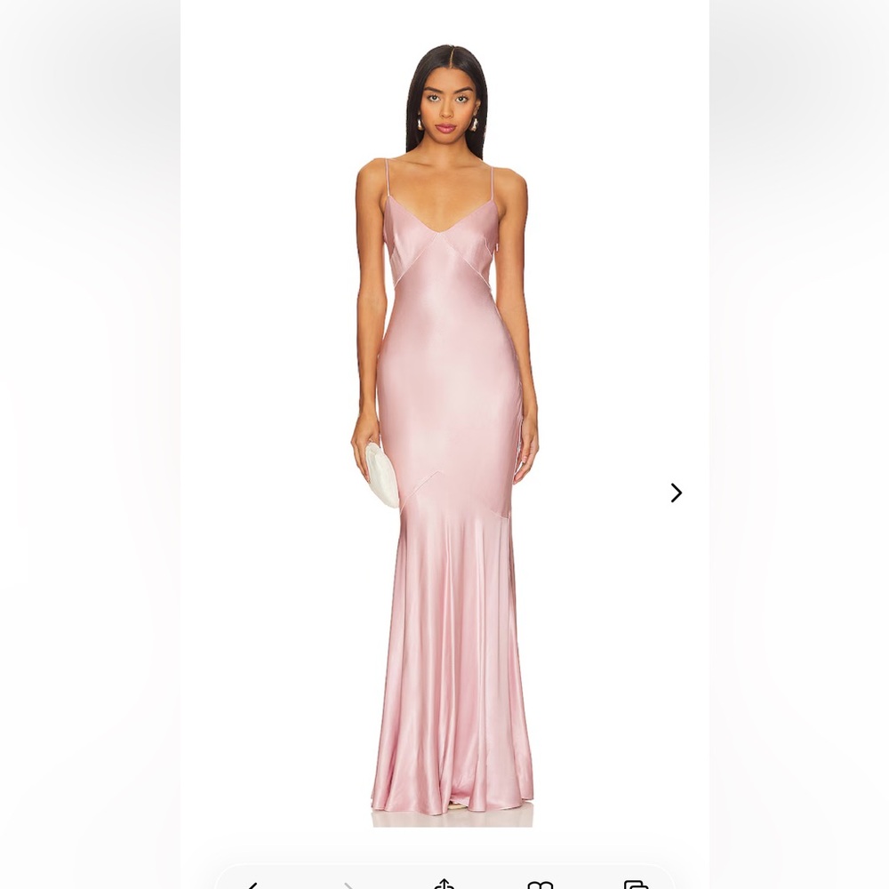 Lovers + Friends Clay Pink Anderson Gown